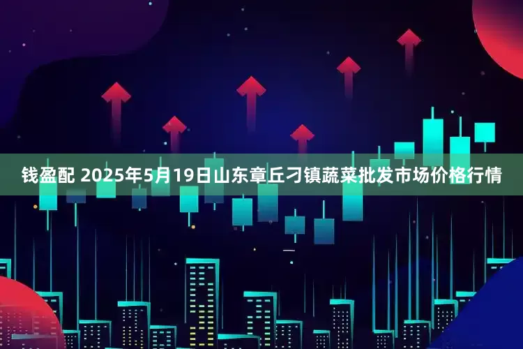 钱盈配 2025年5月19日山东章丘刁镇蔬菜批发市场价格行情